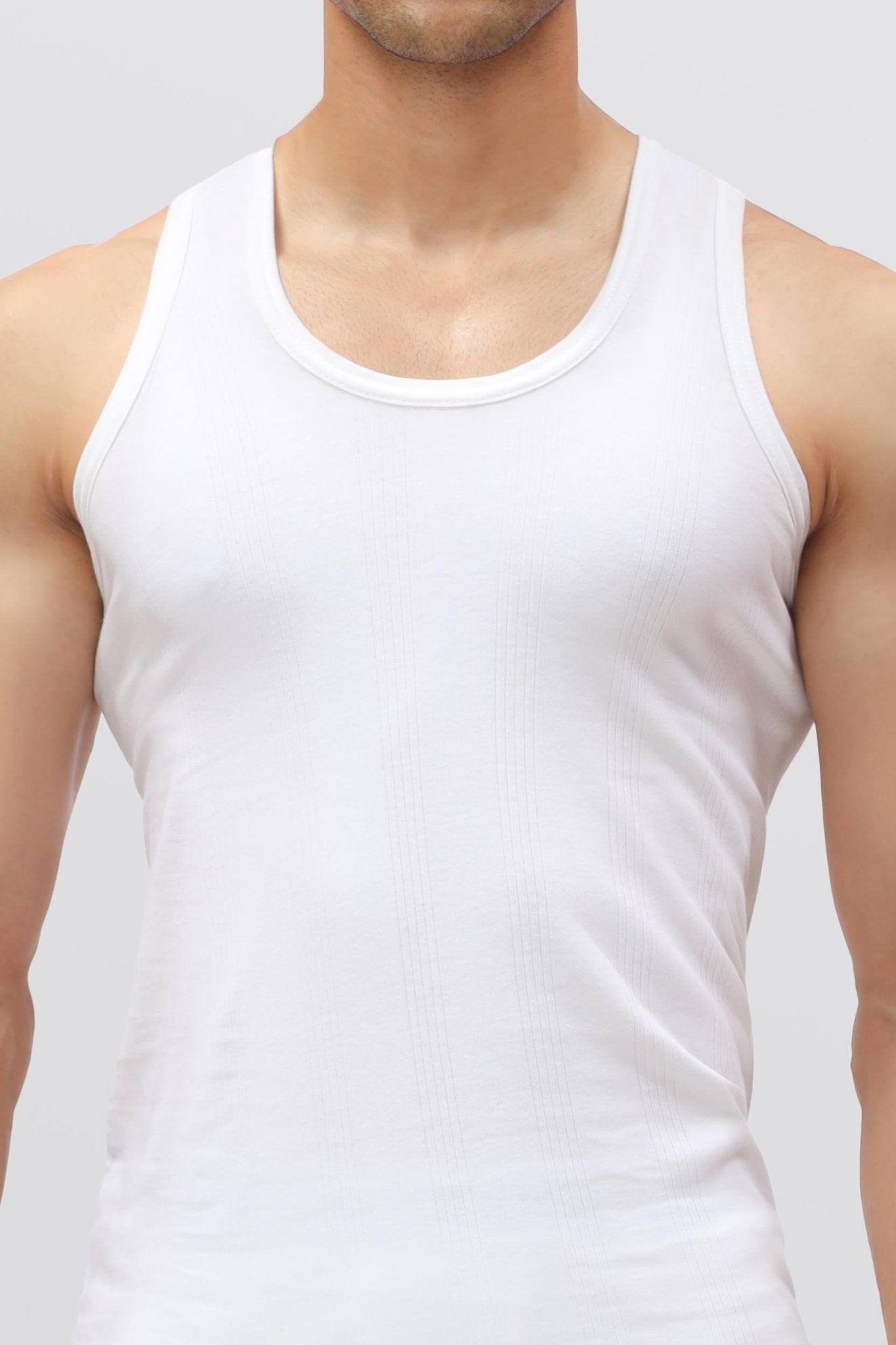 Men's Crystal Sando Vest - Famer Knitwear