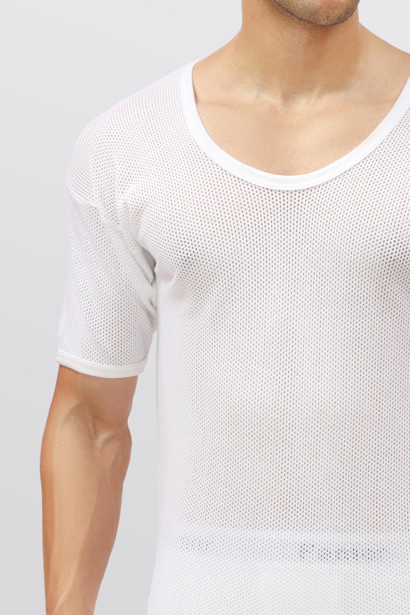 Men's Net Bazoo Vest - Famer Knitwear