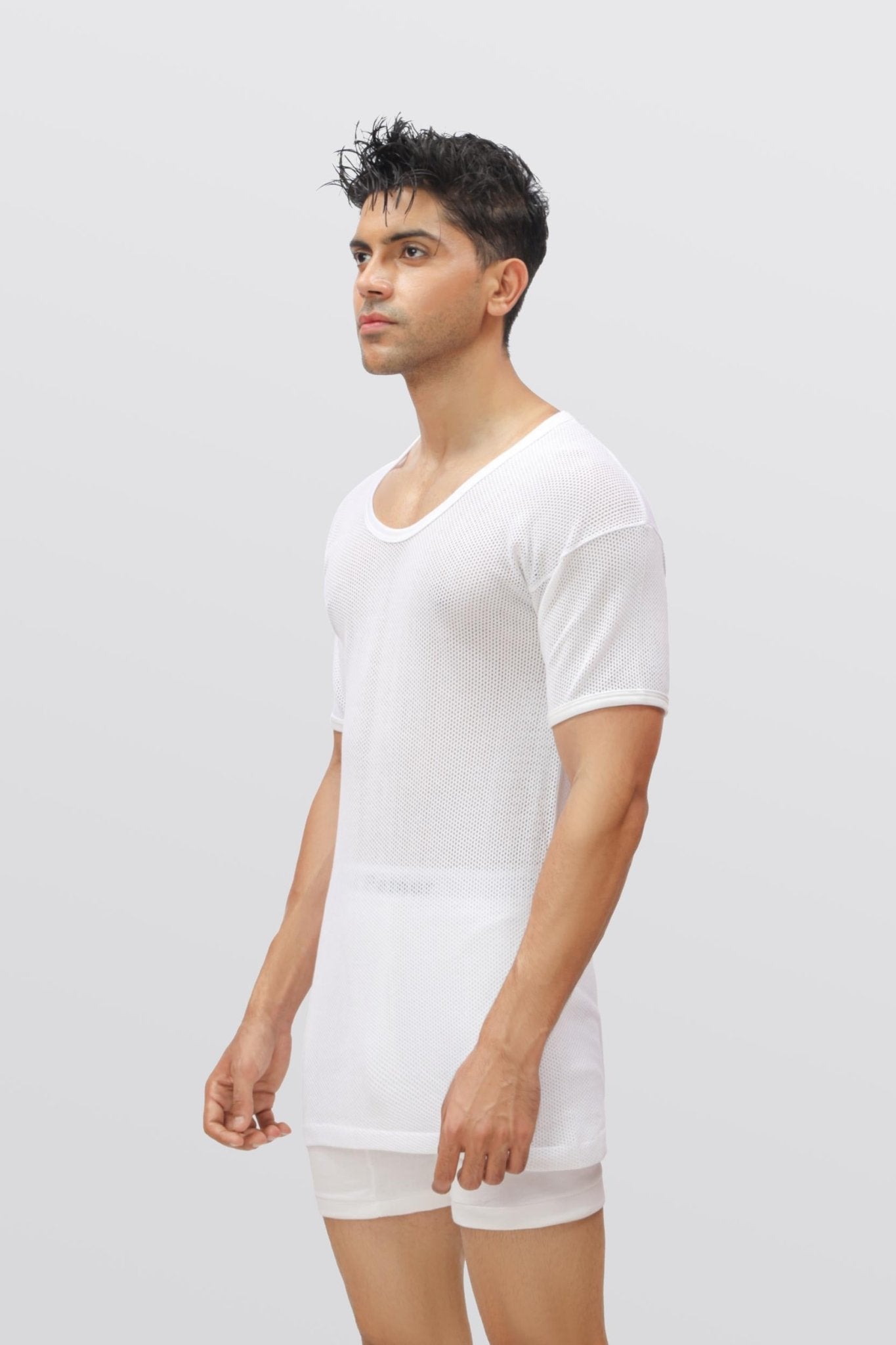 Men's Net Bazoo Vest - Famer Knitwear